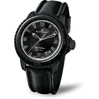 Swiss Luxury Replica Blancpain 50 Fathoms Automatic Black DLC Watch 5015-11C30-52